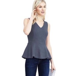 BANANA REPUBLIC Wool Blend Peplum Top